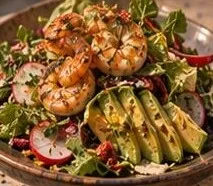 Crispy Prawn Small Salad